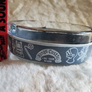 20/$30 Collectible King's Castle Casino, Lake Tahoe Nevada Glass Ashtray Gamble